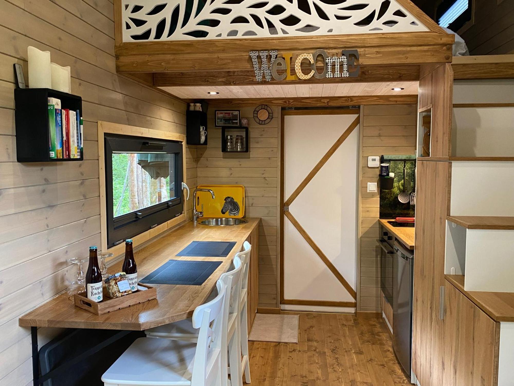 La Tiny House De Nanou Pension Rochefort Buitenkant foto
